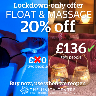 Float & massage lockdown offer price for two IG Mar21 Float & massage lockdown offer price for two IG Mar21
