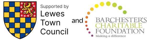 Logos - Lewes Town Council and Barchester's Charitable Foundation